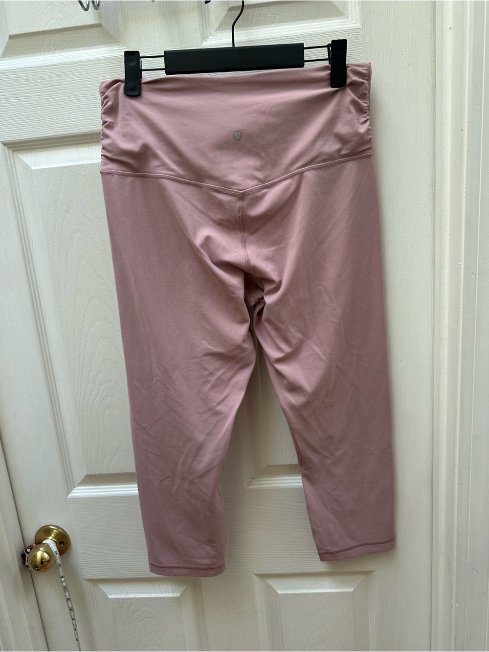 Lululemon Align Crop 21" *Cross Waist Pink Taupe leggings 12 - Picture 4 of 6